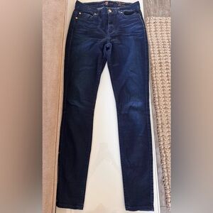7 For All Mankind Dark Blue Women's Skinny Jeans